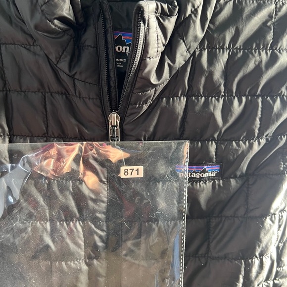 Patagonia M's Nanopuff Vest S Black Primaloft Outdoor Warm Versatile Athletic - Picture 9 of 9